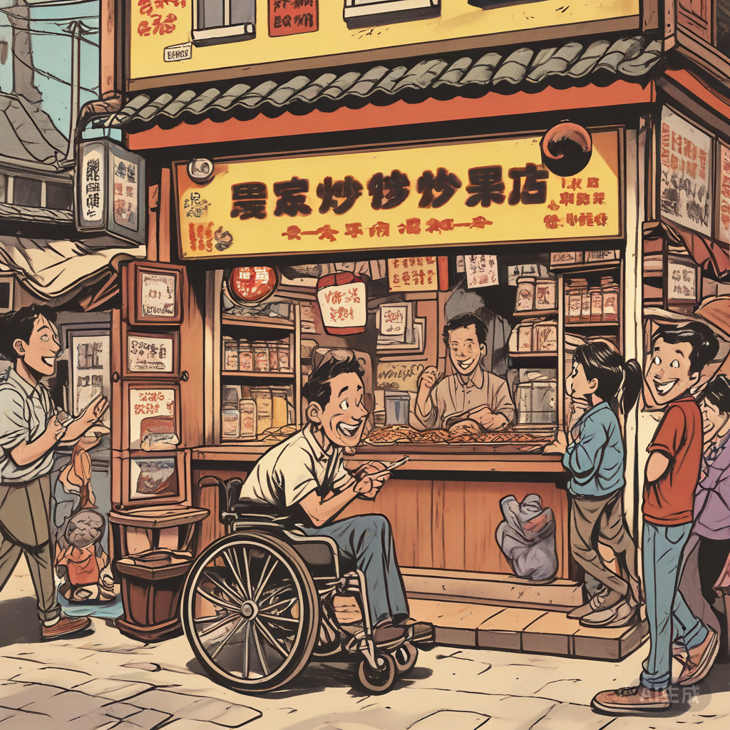 温情调解，，，，，，，，守护残疾炒货店老板