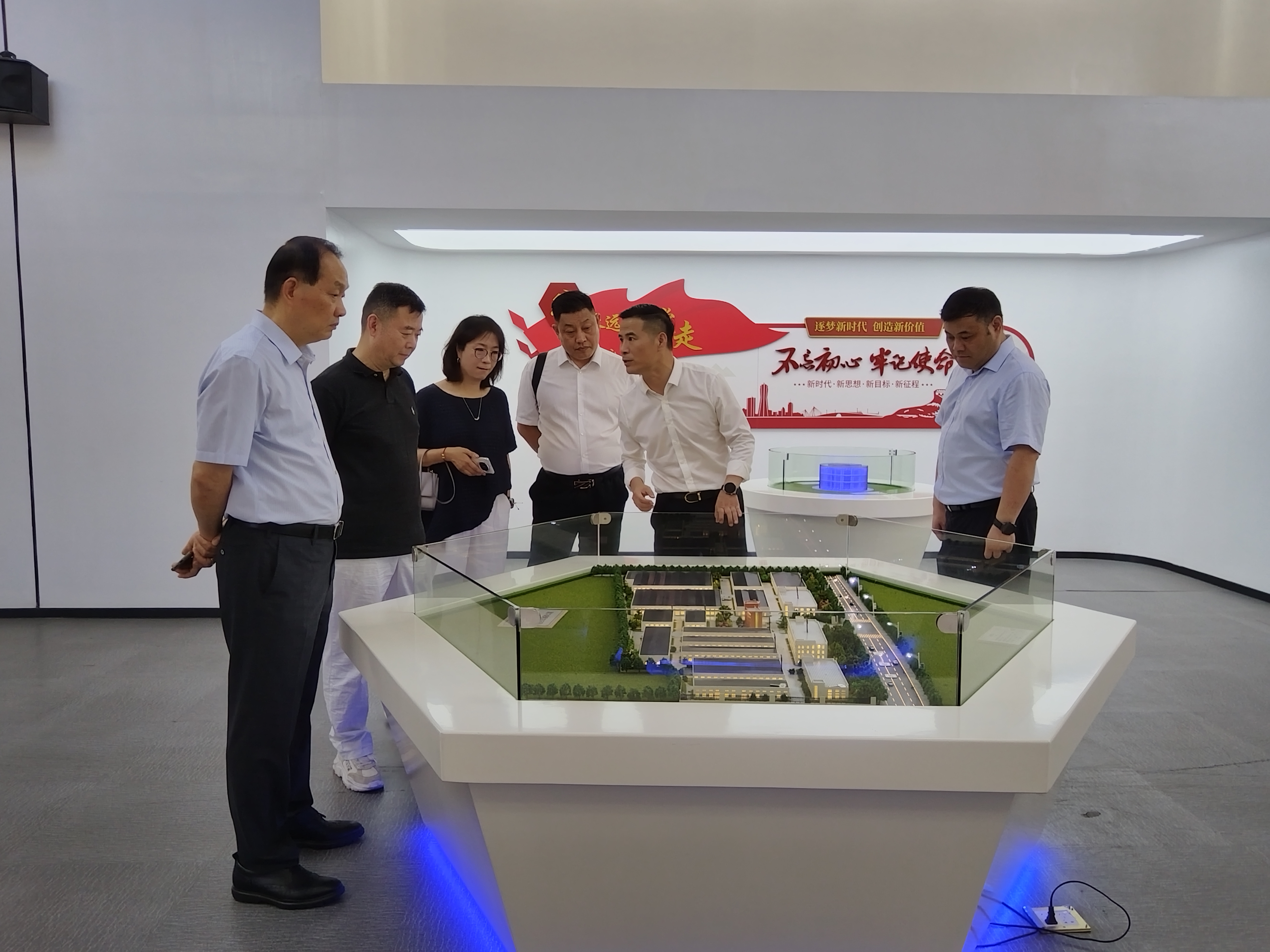 浙江旅游投资集团副总经理蔡耘一行莅临必赢文创集团调研指导