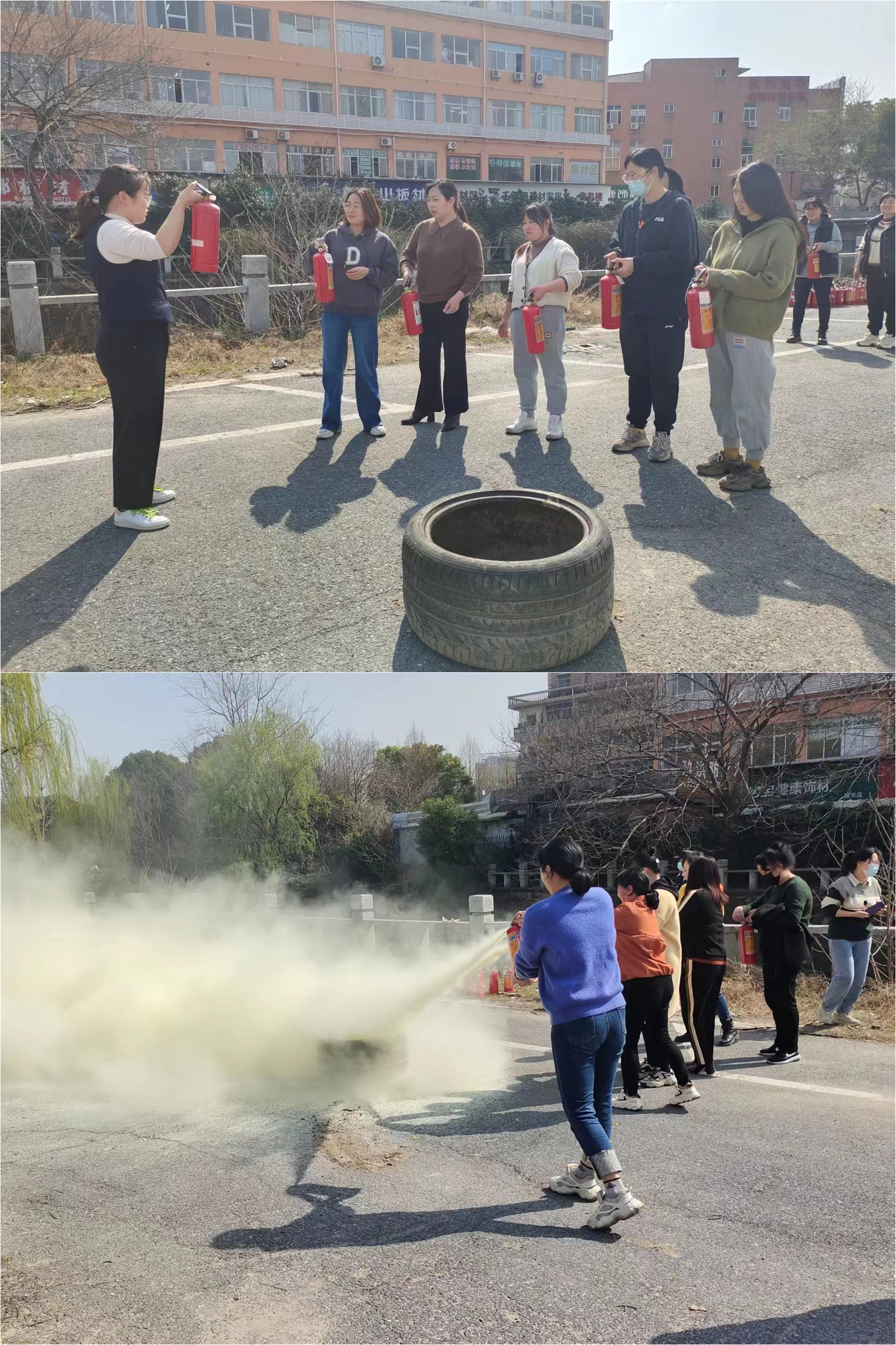 关注消防，，，，，，，，防患未然——人人会用灭火器