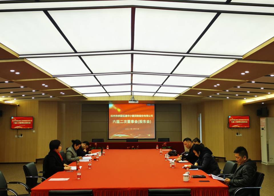 必赢小贷六届二次董事会暨2020年年度股东大会圆满召开