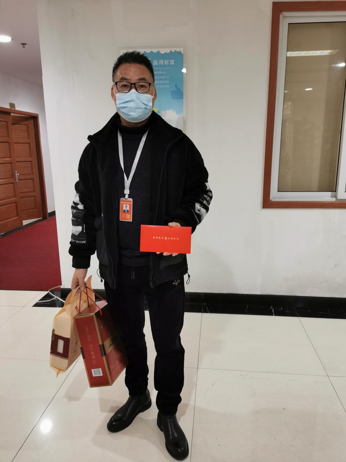 春节慰问显真情，，，，，，浓浓关爱暖人心