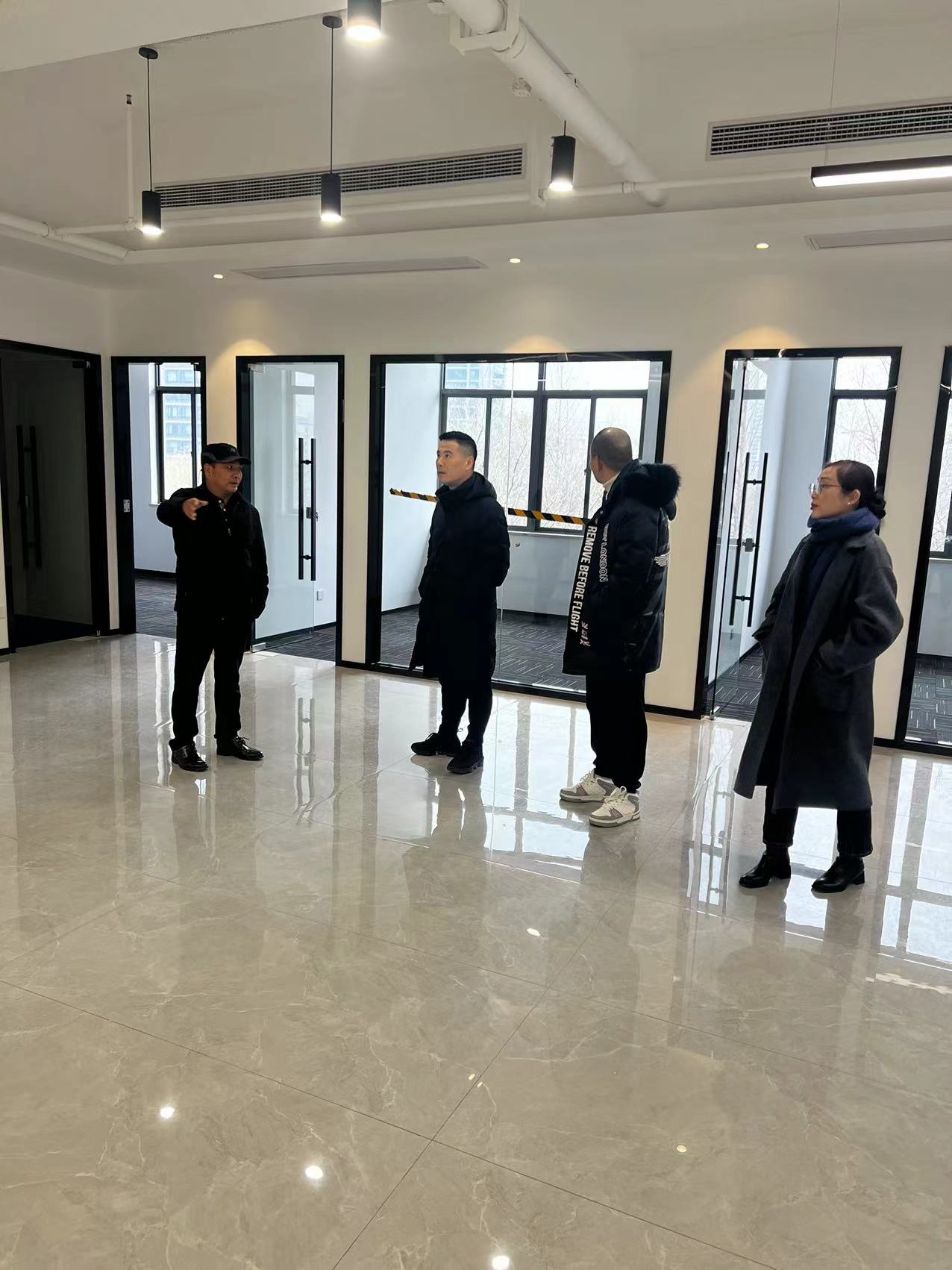 凝心聚力抓项目，，，，，，奋力冲刺开门红——必赢文创集团领导班子开展节后项目考察工作
