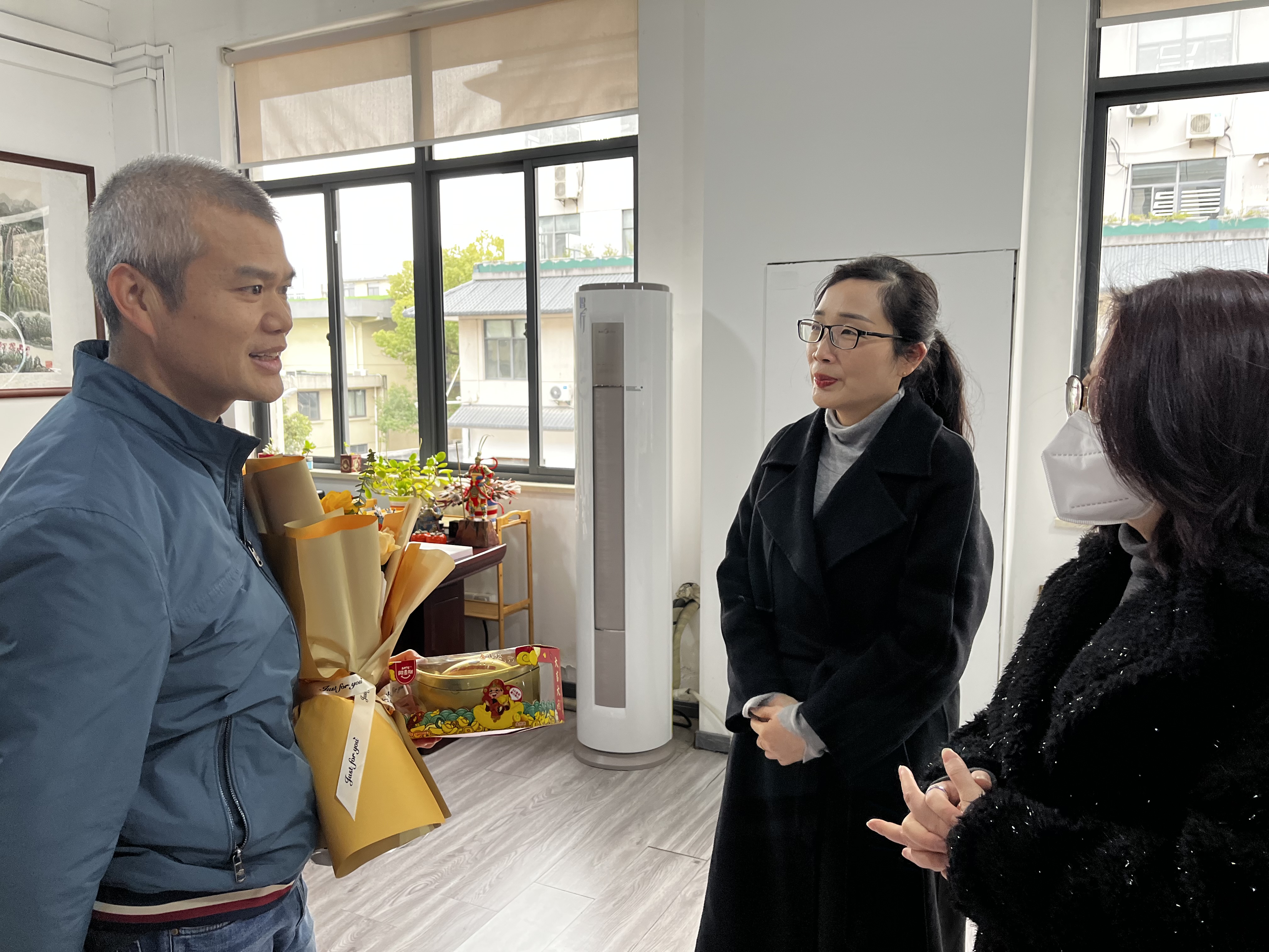 问需访企业、促膝话发展——必赢文创集团开展新春企业走访活动